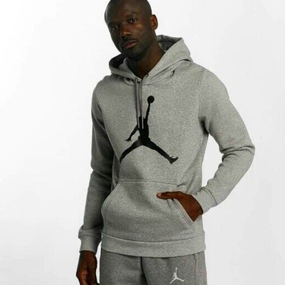 Jordan Jumpman Logo Nike Men's Fleece Pullover Hoodie Size Large
